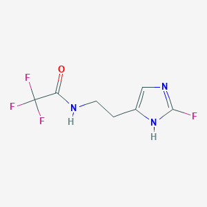 Histamine, N-TFA-2-fluro-