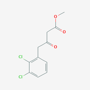 molecular formula C11H10Cl2O3 B8304172 Methyl 4-(2,3-dichlorophenyl)-3-oxobutyrate 