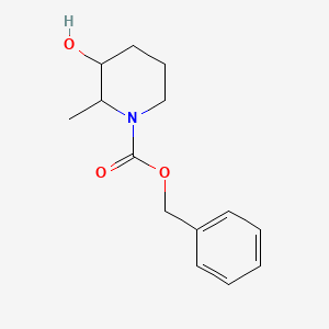 3-Hydroxy-2-methyl-piperidine-1-carboxylic acid benzyl ester