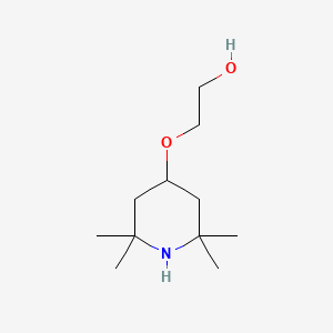 molecular formula C11H23NO2 B8304292 Ethanol, 2-((2,2,6,6-tetramethyl-4-piperidinyl)oxy)- CAS No. 64346-25-4