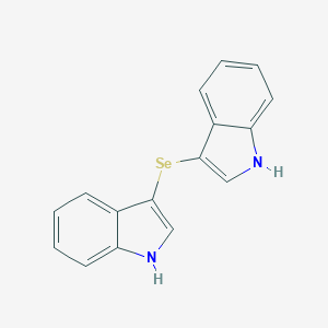 molecular formula C16H12N2Se B083043 3-(1H-indol-3-ylselanyl)-1H-indole CAS No. 14293-12-0