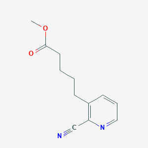 2-Cyano-3-(4-methoxycarbonylbutyl)pyridine