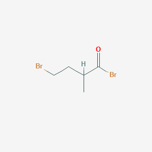 molecular formula C5H8Br2O B8304431 4-Bromo-2-methyl-butyryl bromide 