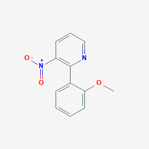 molecular formula C12H10N2O3 B8304437 2-(2-Methoxyphenyl)-3-nitropyridine 