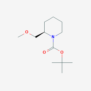 molecular formula C12H23NO3 B8304450 (R)-N-boc-2-methoxymethylpiperidine 