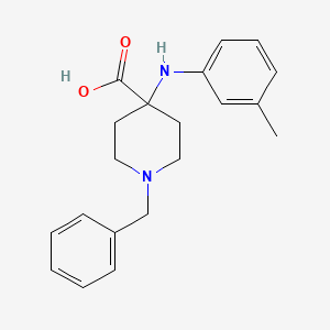 4-(m-Toluidino)-1-benzylpiperidine-4-carboxylic acid