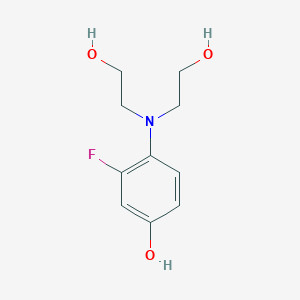N,N-bis-(2-hydroxyethyl)-2-fluoro-4-hydroxyaniline
