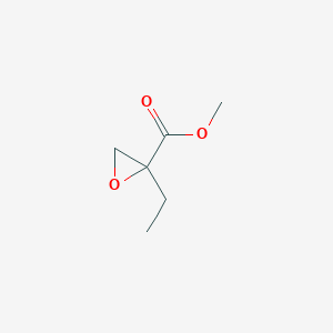 molecular formula C6H10O3 B8304531 Methyl 2-ethyloxirane-2-carboxylate 