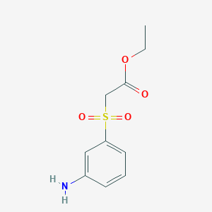 (3-Amino-benzenesulfonyl)-acetic acid ethyl ester