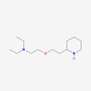 molecular formula C13H28N2O B8304643 2-[2-[2-(Diethylamino)ethoxy]ethyl]piperidine 