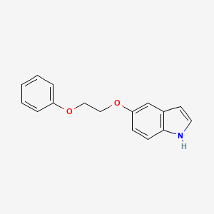molecular formula C16H15NO2 B8304651 5-(2-Phenoxyethyloxy)indole 