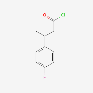 molecular formula C10H10ClFO B8304702 3-(4-Fluorophenyl)butyryl chloride 