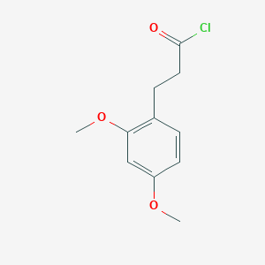 molecular formula C11H13ClO3 B8304729 2,4-Dimethoxyphenylpropionylchloride 