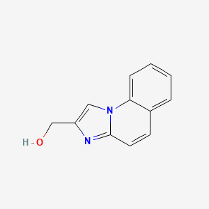 molecular formula C12H10N2O B8304742 Imidazo-[1,2-a]-quinoline-2-methanol 