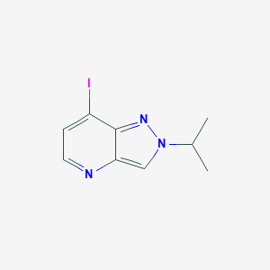 7-iodo-2-isopropyl-2H-pyrazolo[4,3-b]pyridine