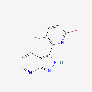 3-(3,6-difluoropyridin-2-yl)-1H-pyrazolo[3,4-b]pyridine
