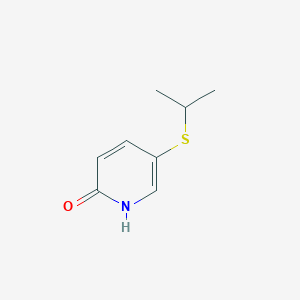 molecular formula C8H11NOS B8304905 5-Isopropylsulfanylpyridin-2-ol 