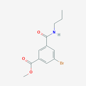 5-Bromo-N-propyl-isophthalamic acid methyl ester