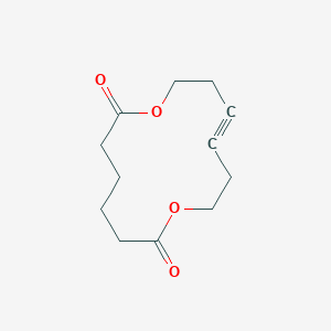molecular formula C12H16O4 B8304964 Adipic acid 3-hexyne-1,6-diyl ester 