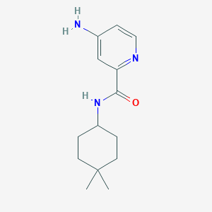 molecular formula C14H21N3O B8305006 4-Amino-pyridine-2-carboxylic acid (4,4-dimethyl-cyclohexyl)-amide 