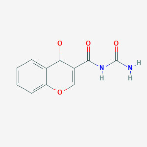 molecular formula C11H8N2O4 B8305061 [(4-oxo-4H-1-benzopyran-3-yl)carbonyl]urea 