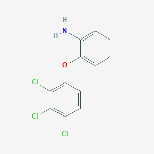molecular formula C12H8Cl3NO B8305077 2-(2,3,4-Trichlorophenoxy)aniline 