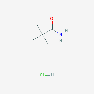 molecular formula C5H12ClNO B8305085 2,2-Dimethylpropionamide hydrochloride 