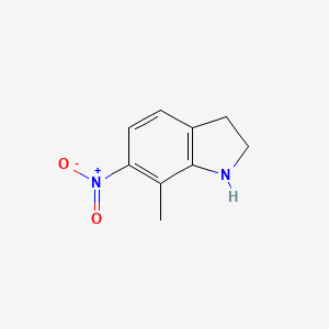 2,3-Dihydro-7-methyl-6-nitroindole