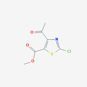 Methyl 4-acetyl-2-chloro-1,3-thiazole-5-carboxylate