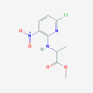 Methyl 2-[(6-chloro-3-nitropyridin-2-yl)amino]propanoate