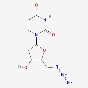 molecular formula C9H11N5O4 B8305447 5'-Azido-2',5'-dideoxyuridine 