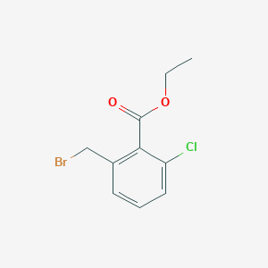 molecular formula C10H10BrClO2 B8305683 Ethyl 2-bromomethyl-6-chlorobenzoate 