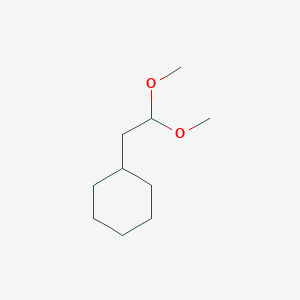 molecular formula C10H20O2 B8305692 (2,2-Dimethoxyethyl)cyclohexane 