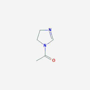 molecular formula C5H8N2O B8305780 1-Acetyl-2-imidazoline 
