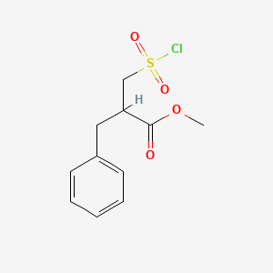 2-Carbomethoxy-3-phenyl-1-propanesulfonyl Chloride