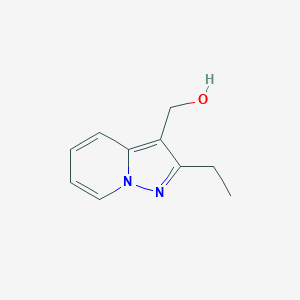 molecular formula C10H12N2O B8305805 (2-Ethyl-pyrazolo[1,5-a]pyridin-3-yl)-methanol 
