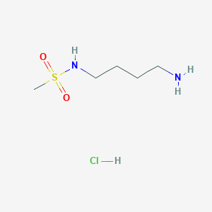 molecular formula C5H15ClN2O2S B8305848 N-(4-aminobutyl)methanesulfonamide hydrochloride 
