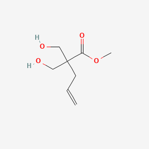 molecular formula C8H14O4 B8305884 Methyl 2,2-bis(hydroxymethyl)pent-4-enoate 