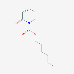 molecular formula C12H17NO3 B8305886 Hexyl-2-oxopyridine-1-carboxylate 