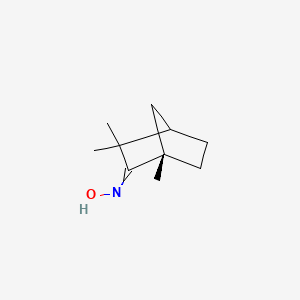 molecular formula C10H17NO B8305896 N-[(1S)-1,3,3-Trimethylbicyclo[2.2.1]heptan-2-ylidene]hydroxylamine 