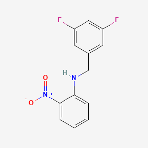 molecular formula C13H10F2N2O2 B8305923 N-(3,5-Difluorobenzyl)-2-nitroaniline 