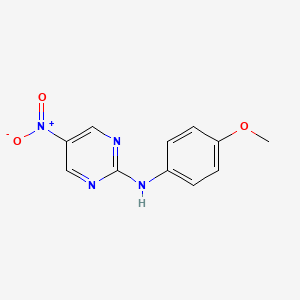 (4-Methoxy-phenyl)-(5-nitro-pyrimidin-2-yl)-amine