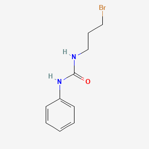 molecular formula C10H13BrN2O B8306036 N-phenylcarbamoyl-3-bromopropylamine 