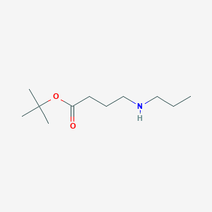 molecular formula C11H23NO2 B8306041 t-Butyl 4-propylaminobutyrate 