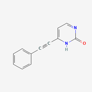 4-(phenylethynyl)pyrimidin-2(1H)-one