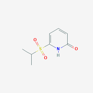 molecular formula C8H11NO3S B8306095 6-Isopropylsulfonyl-2-pyridinol 