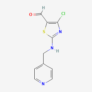 4-Chloro-2-[(pyridin-4-ylmethyl)-amino]-thiazole-5-carbaldehyde