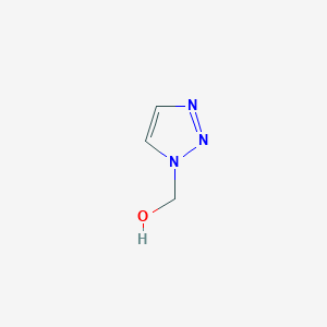 molecular formula C3H5N3O B8306168 1H-triazole-1-methanol 