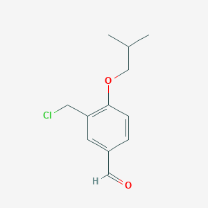 3-(Chloromethyl)-4-isobutoxybenzaldehyde