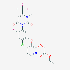 molecular formula C21H16ClF4N3O6 B8306211 Epyrifenacil CAS No. 353292-31-6